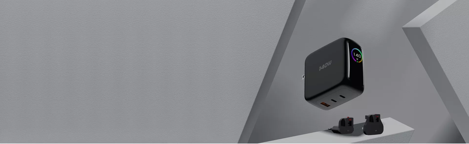 GaN Screen Display Charger