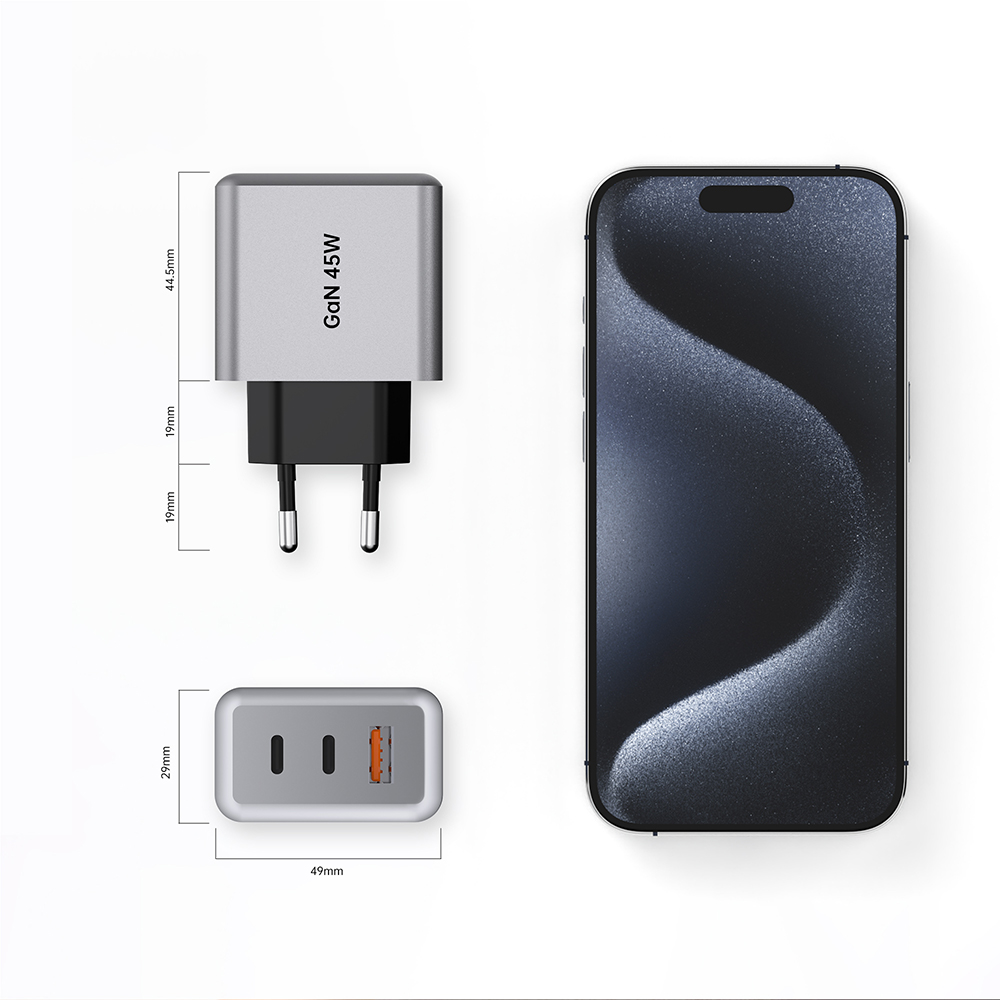 wall phone charger PD PPS USB C USB A Wall Phone Charger Manufacturer