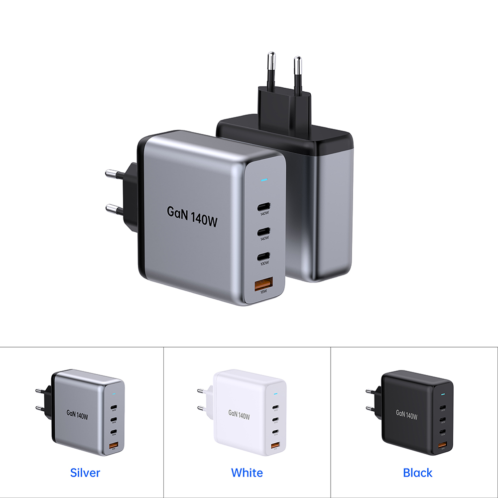 140W 3C1A Multi Port 4 USB A Wall Charger Supplier