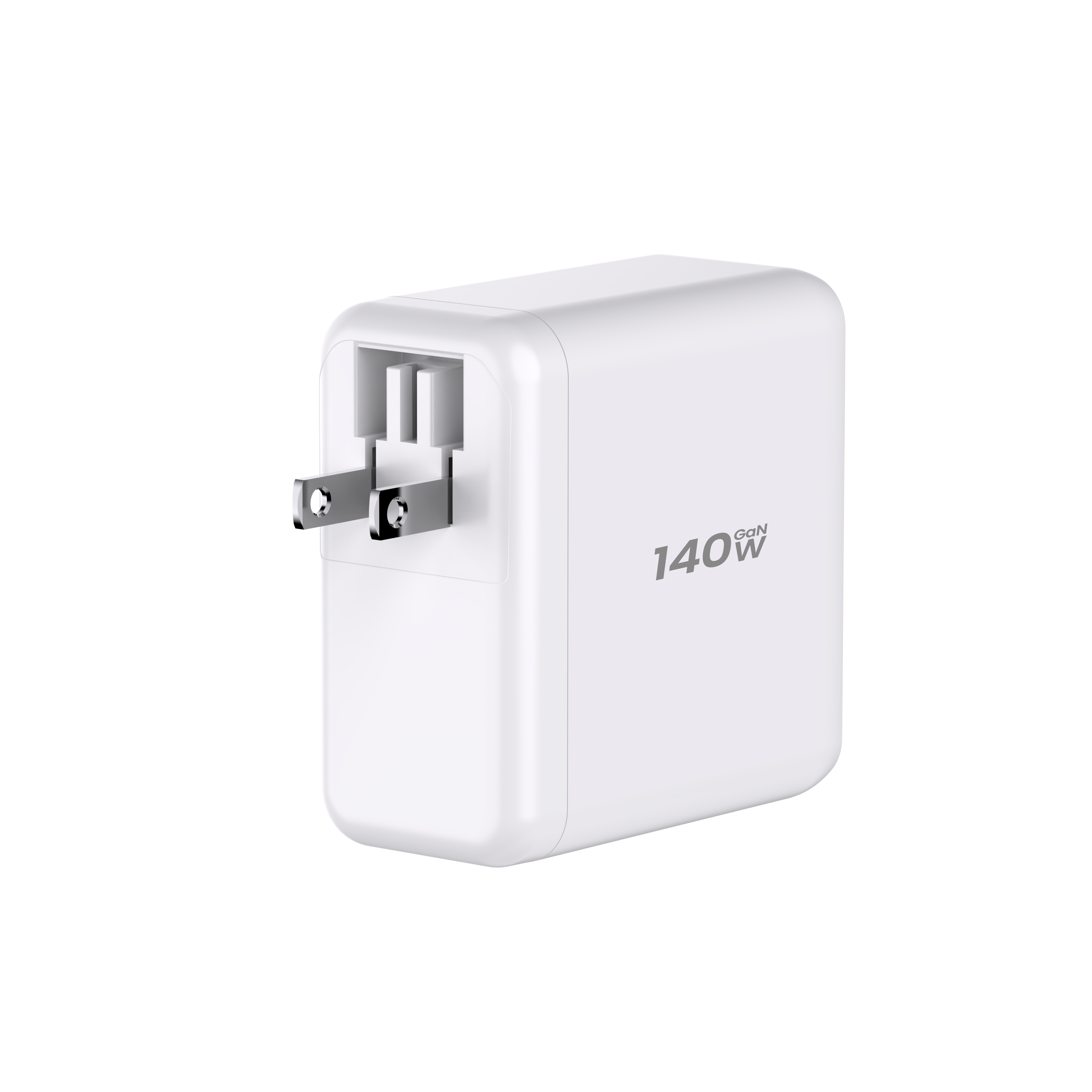 GaN LED Display Replaceable US UK EU KR Plug GaN USB Fast Charger