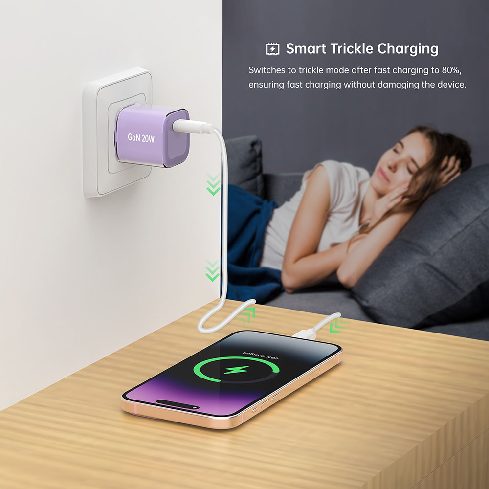 20W 1C Crystal Small Mobile Phone USB C Portable Wall Charger 20W 1C Crystal Small Mobile Phone USB C Portable Wall Charger