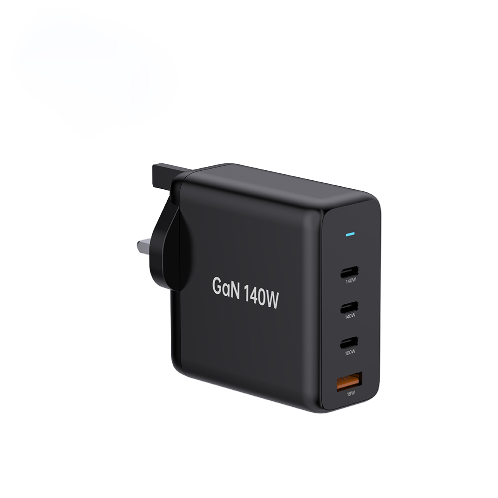 140W 3C1A GaN Two PD 3.1 Multi Ports 4 USB Wall Charger Supplier