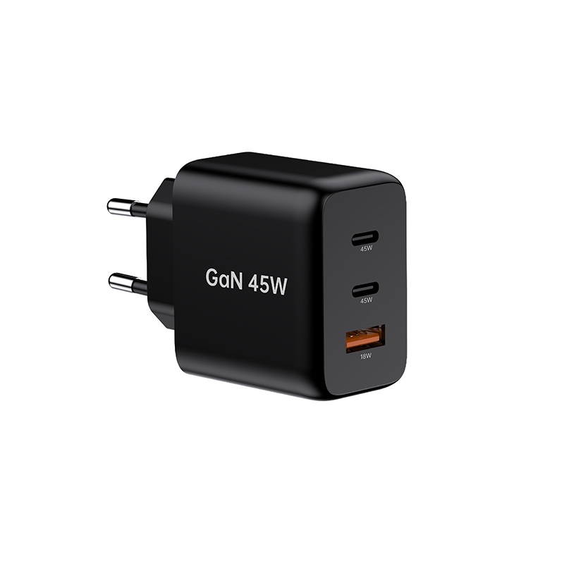 45W 2C1A PD PPS USB C USB A Wall Phone Charger Manufacturer