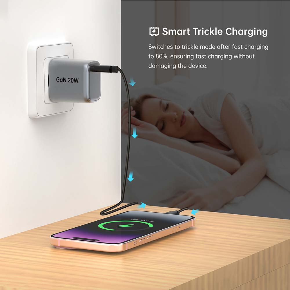 20W1C CE Certificate OTP Protection USB PD 3.0 Fast Charge Wall Charger for Cell Phone