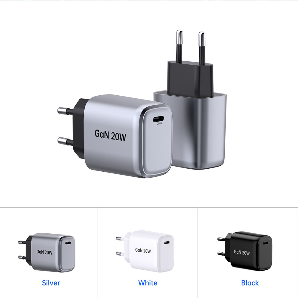 20W1C CE Certificate OTP Protection USB PD 3.0 Fast Charge Wall Charger for Cell Phone