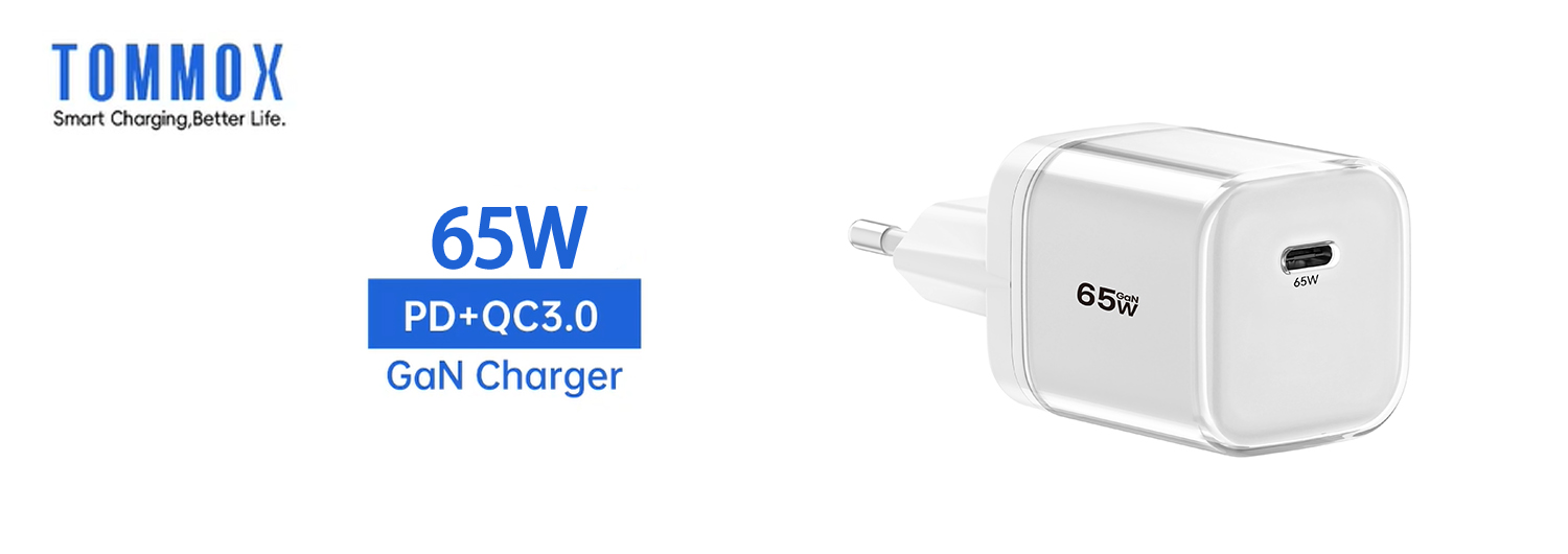 65W 1C 5A Output Mobile Phone GaN PPS Portable Fast Charging Wall Charger Factory