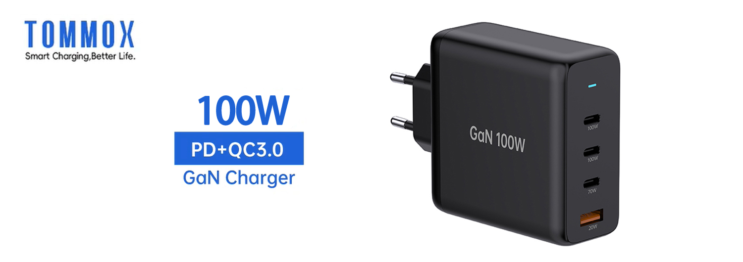 Custom 100 Watt Mobile Phone Typr-C Charger Quick Charging Factory For IPad Pro Air Samsung