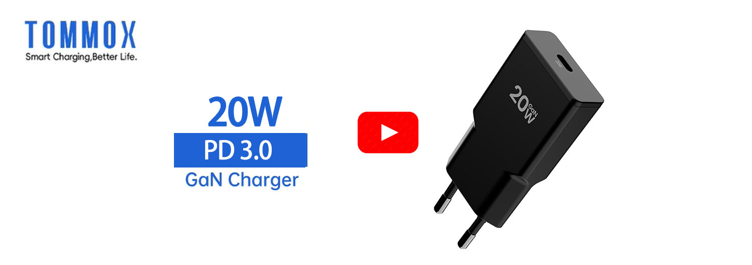 20W 1C EU KR Plug Micro Slim Phone USB C GaN Charger Factory for Iphone Samsung Xiaomi