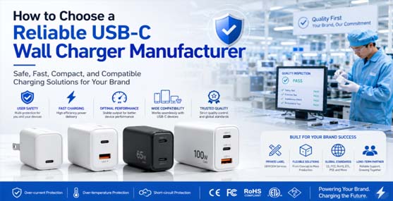How Buyers Choose a Reliable Charger Manufacturer for Your Brand？
